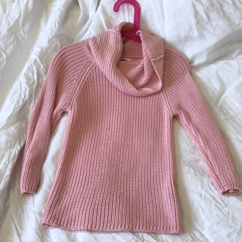 Light Pink Turtle Neck Tunic 4t